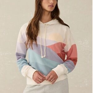 NWT Faherty Soleil Hoodie Sweatshirt Canyon Haze Multi XS